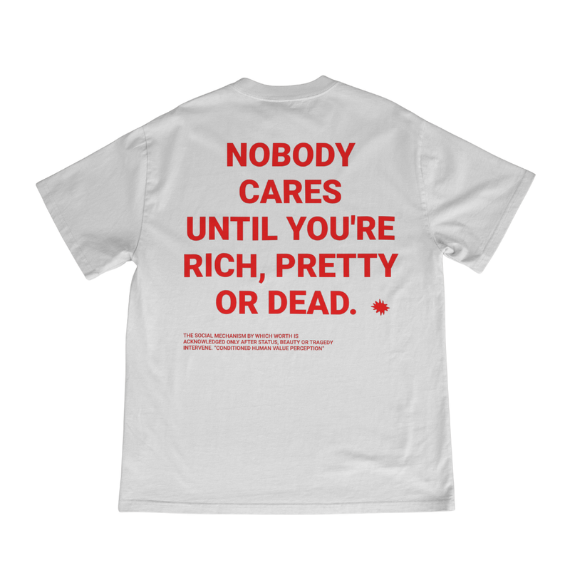 T-shirt Unisex Nobody Cares